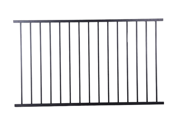 Fortress AL13 Home Black - Traditional 5/8" Picket Railing Panels