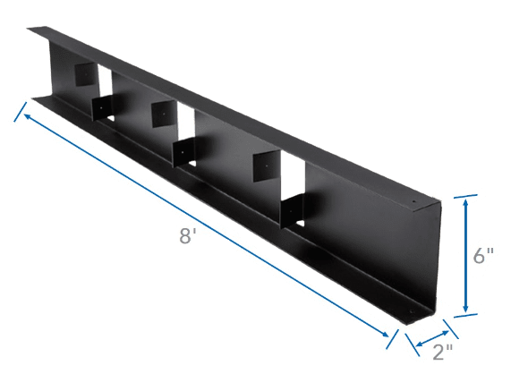 Fortress EVOLUTION™ Steel Framing — Rim Joists (Black Sand)