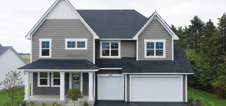 Blackish House sideA→ ＆ 9 R.I.P. LP SmartSide Exterior Siding - 1/2